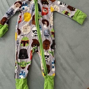 Little Sleepies zippy newborn Star Wars